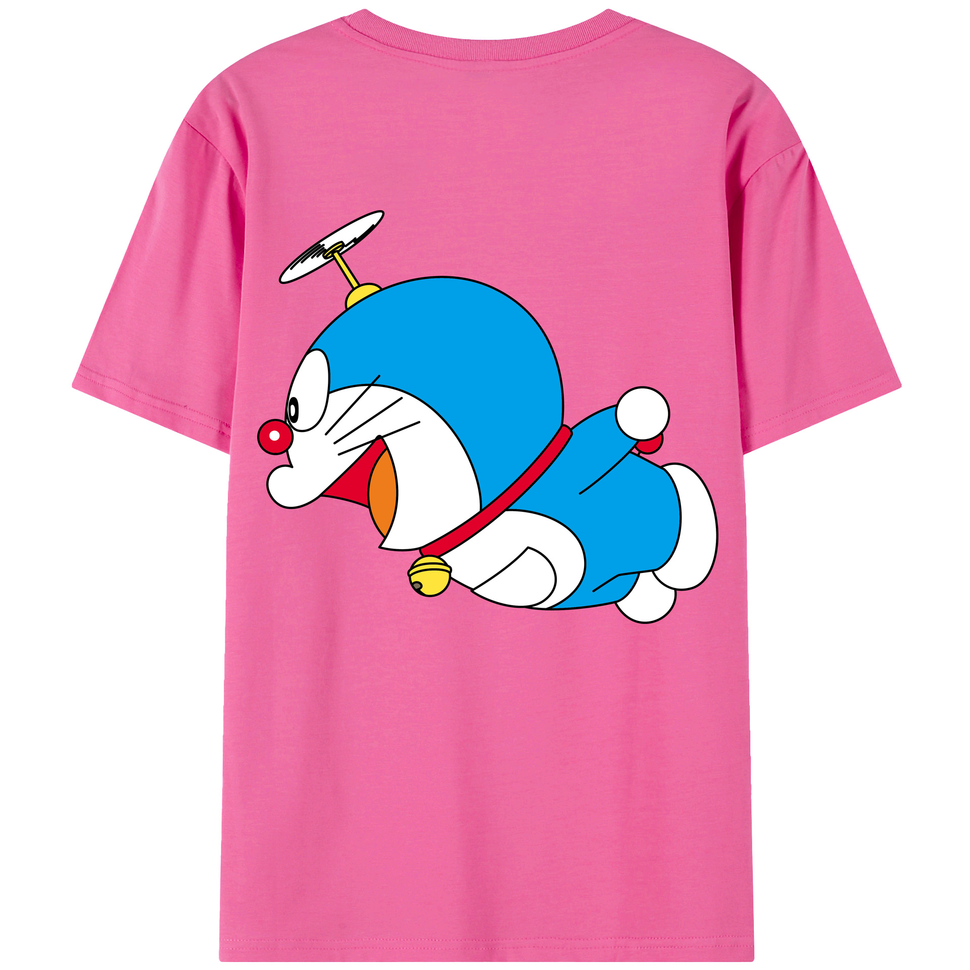 （画像用） ドラえもん Doraemon レディース半袖Tシャツ(バックプリント)